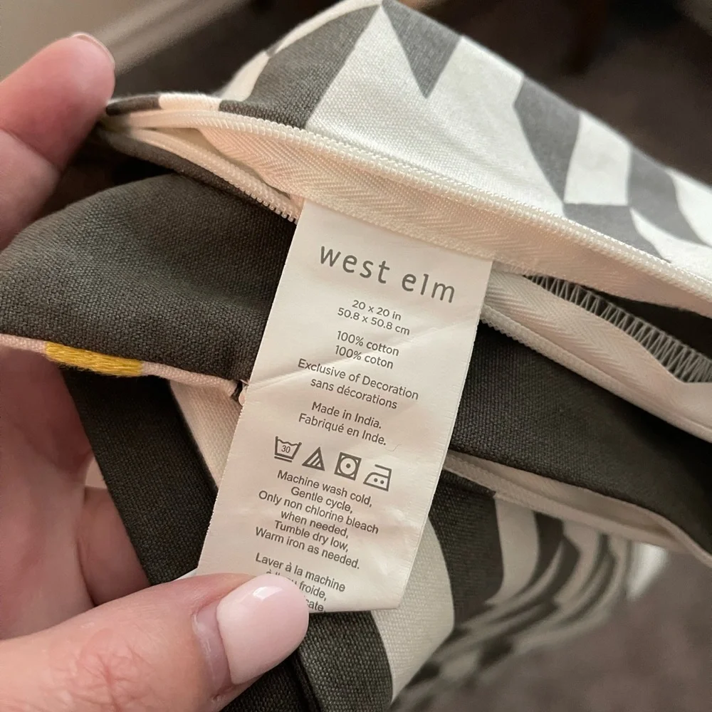 West elm decorative pillow case